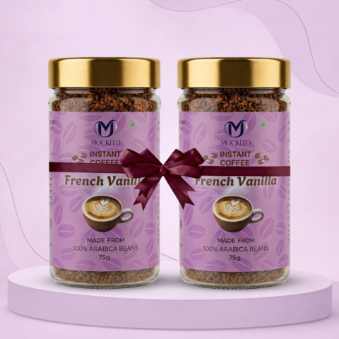 Vanilla Instant Coffee Powder Combo - 75g (Pack of 2)